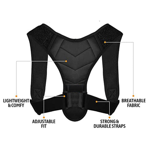 Adjustable Posture Corrector Belt – Back & Shoulder Support for Pain Relief & Better Posture