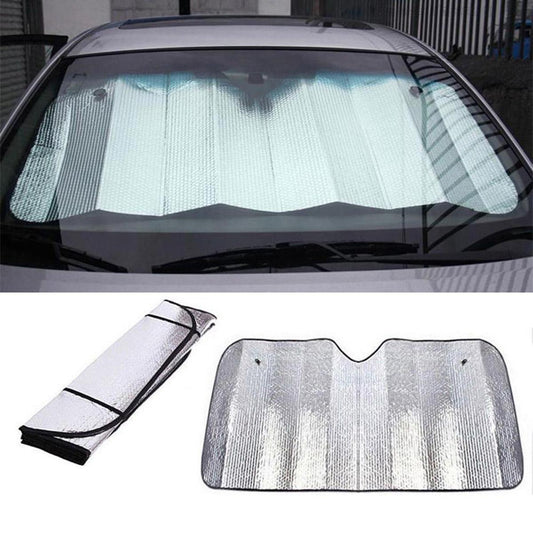 Universal Car Windscreen Sunshade 130 by 60 CM,For Hatchback ,Small Cars ,,Anti heat material -Universal Car Sun shade 130 by 60 CM