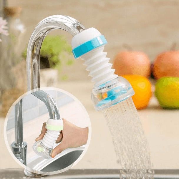 Fan Faucet Clip 360 Rotating Flexible Kitchen Faucet Water Filter