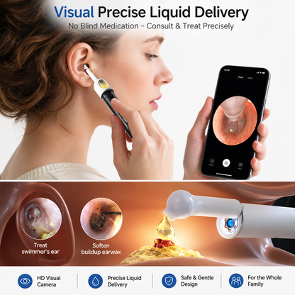 Rechargeable Ear Camera – Smart Wireless Visual Ear Wax Removal Tool Kit