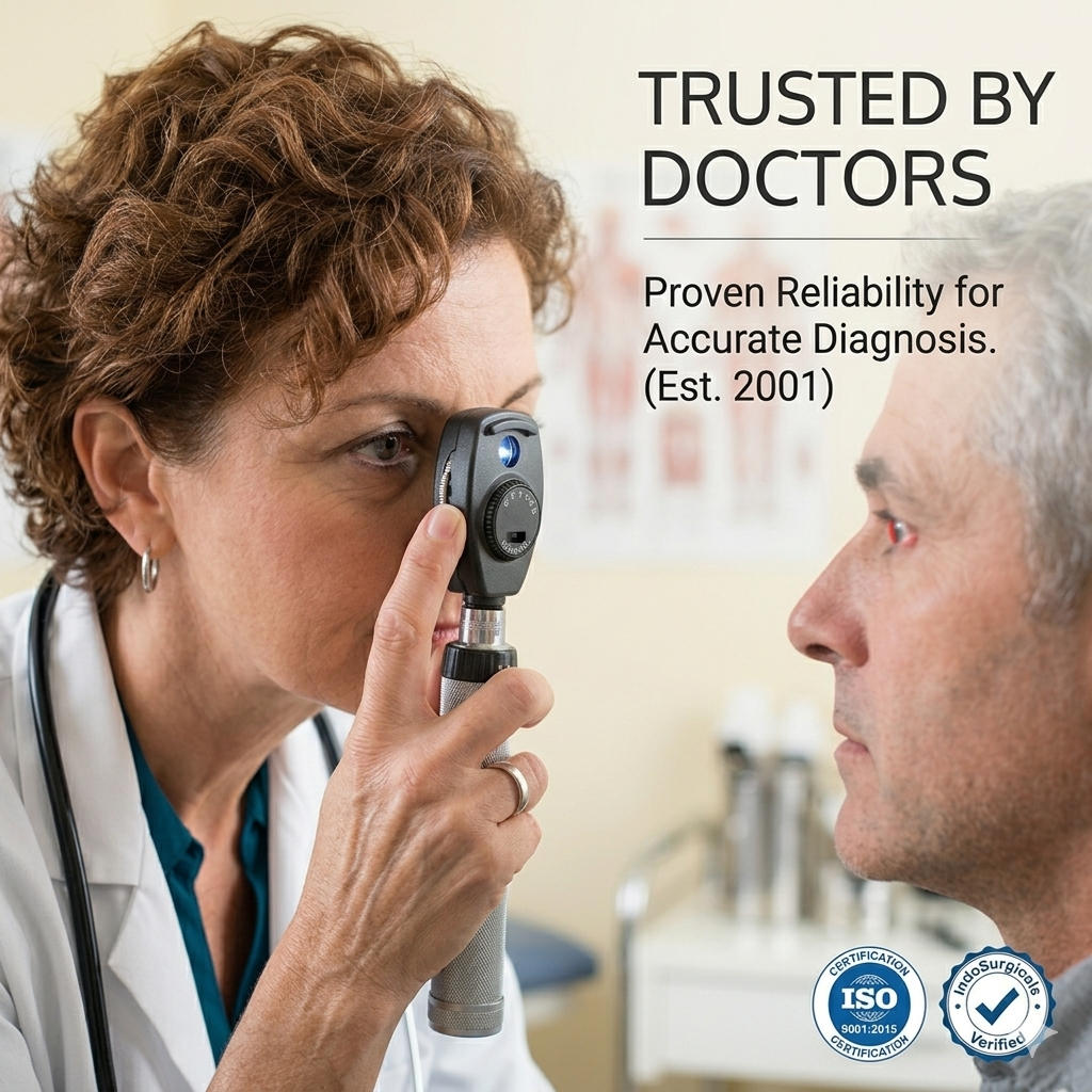 Direct Ophthalmoscope for Eye Examination