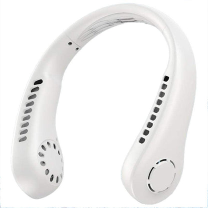 Portable Neck Fan, Hands-Free Bladeless Fan: 360° Cooling  - Rechargeable