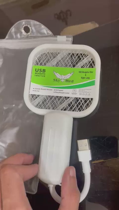 Electric Mini USB Mosquito Killer Racquet Lamp