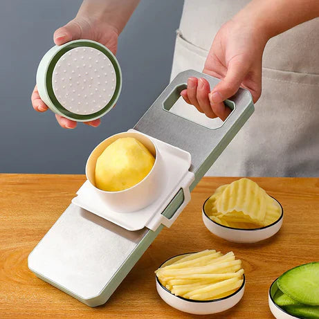 5in1 Vegetable Cutter | Multifunctional Stainless Steel Vegetable Cutter & Slicer | Kitchen Tool